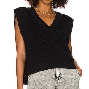 Velvet by Graham & Spencer Black Sweater Vest